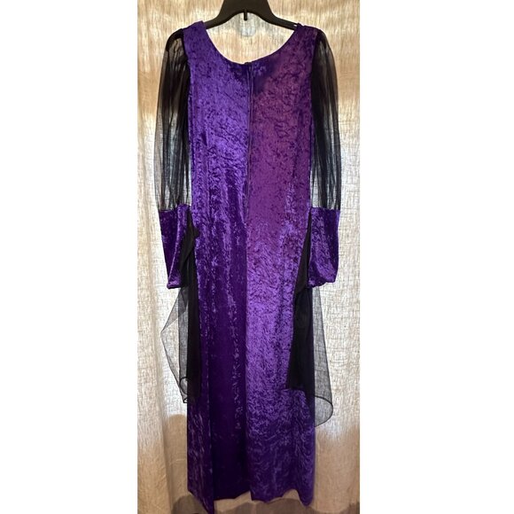 Charades Costume Dress Renaissance Medieval Witch Queen Vampire Vintage 90s - Picture 6 of 11
